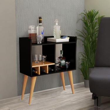 Imagem de Aparador Retrô Porta Bebidas e Decoração Sala de Estar