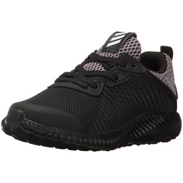 Imagem de Tênis de corrida infantil Adidas Alphabounce, Black/White/Utility Black, 3.5