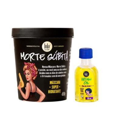 Imagem de Kit Lola Morte Subita Masc 450ml + Argan Oil Óleo 50ml - Lola Cosmétic