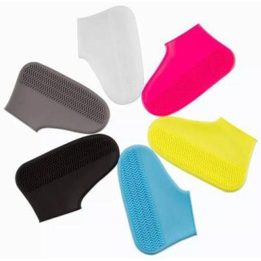 Imagem de Capa Chuva Sapato Tênis Moto Protetor Silicone Calçado - DM Variedades