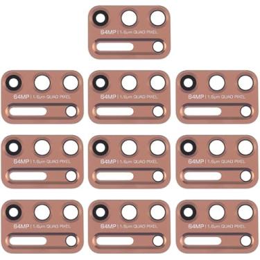Imagem de YUNCHAO Acessórios telefônicos 10 PCS lente da câmera traseira para Motorola Moto G9 Plus XT2087-1 Substituição do telefone celular