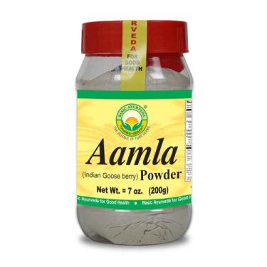 Imagem de Amla Powder BASIC AYURVEDA 200g de groselha indiana orgânica