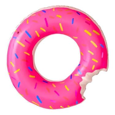 Imagem de BOIA INFLÁVEL CIRCULAR DONUTS - 60CM (Morango)