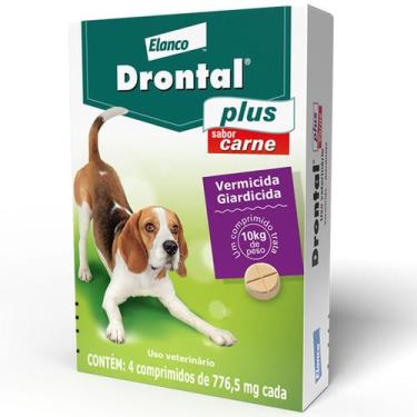 Imagem de Vermifugo Para Caes Drontal Plus 10KG 4 Comprimidos - Bayer