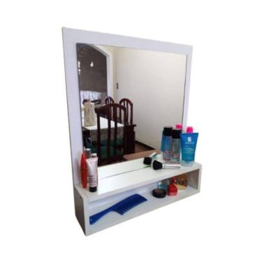 Imagem de Penteadeira Suspensa De Parede Sarah Branca