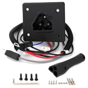 Imagem de Plugue carregador de carrinho de golfe 48V para EZGO RXV e Delta-Q, porta de carregamento de carrinho de golfe com cabo e plugue EZGO OEM 604321,611219,602529