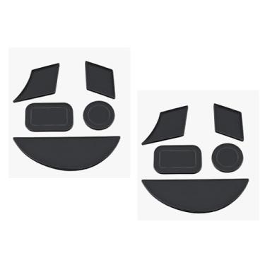 Imagem de Briny River 2 conjuntos de skate jogo mouse pés suave deslizante espessura 0,6 mm PTFE compatível com Razer Naga 2014