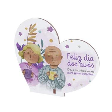 Imagem de Lembrancinha Dia dos Avós em MDF - Deliquadros, Modelo 1, Kit 50