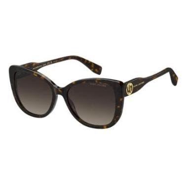 Imagem de Óculos Solar Marc Jacobs 815/s 086 55 Brilho Havana Lente Degradê-Feminino