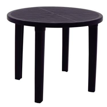 Imagem de Mesa Eco Tramontina Cassino Em Polipropileno Preto Tramontina