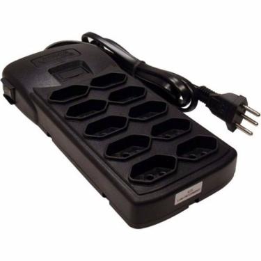 Imagem de Filtro De Linha 10 Tomadas Profissional ABS Preto Force Line