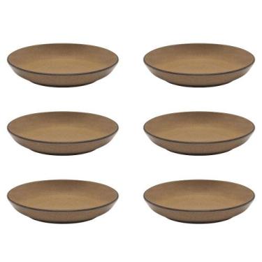 Imagem de Conjunto Aparelho De Jantar Oxford 06 Pratos Fundos 20,5cm Cerâmica Oc