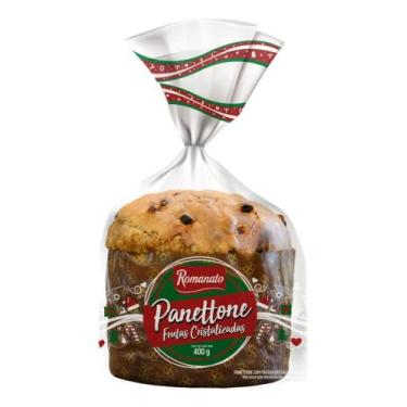 Imagem de Panetone Romanato Polli 400g Caixa Fechada Com 12 Atacado - Gotas Choc