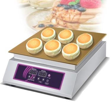 Imagem de MáQuina EléTrica Para Soufflé 1300w,Panquecas E Dorayaki,Placa De Cobre Antiaderente De 8mm,Faixa De Temperatura De 60-240℃ Para Cozinha DoméStica,Restaurante,Padaria E Lanches