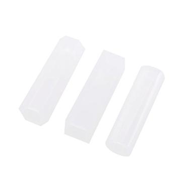 Imagem de 3 pçs diy jóias cilindros listra silicone molde artesanato ferramenta para fazer resina pingente brincos colar chaveiro jóias fazendo kit