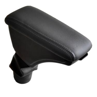 Imagem de Apoio Braço Central Com Porta Objetos Para March 2011 A 2023 (Grafite - Costura Grafite)