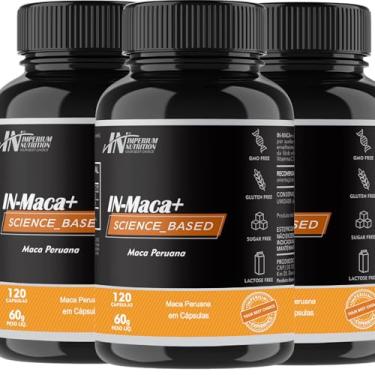 Imagem de 3x Maca Peruana 2000mg (IN-Maca+ 360 Cápsulas) - Para Homens e Mulheres - Imperium Nutrition