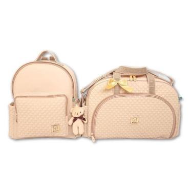 Imagem de Kit Bolsas Bebe Maternidade Miellu - G, Mochila - Trocador - Miellu Bo