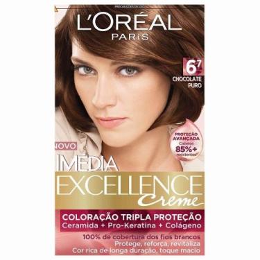 Imagem de Tintura Imédia 6.7 Chocolate 47G - Loréal Imédia