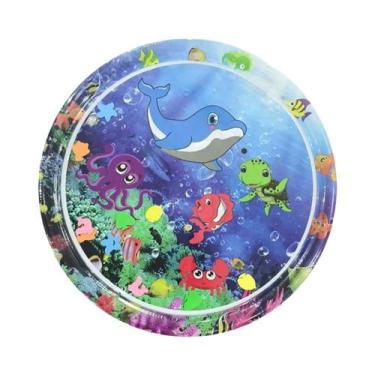 Imagem de Tapete De Água Inflável Em PVC Para Bebês Octopus Roxo 100cm Brinquedo