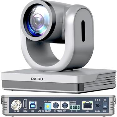 Imagem de DAIPU Câmera PTZ, zoom óptico de 20x, 1080p, 60fps, HDMI, USB3.0, SDI LAN PoE, monitoramento automático, câmera para sala de conferências, sensor CMOS de 1/2,8 polegadas, predefinições de 255