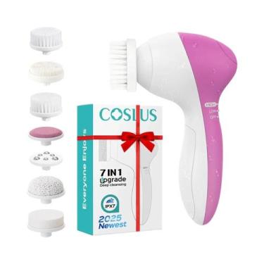 Imagem de Escova De Limpeza Facial Elétrica 5 Em 1, Dispositivo De Beleza Multif