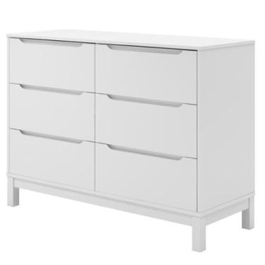 Imagem de Cômoda Infantil Cozy 6 gavetas  Branco - Quater
