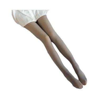 Imagem de Meia-calça Térmica Feminina De Cintura Alta Com Forro De Lã, Quente Pa