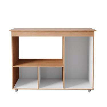 Imagem de Balcão Multiuso Para Cozinha Micro-ondas 3 Portas Lina Savana / Preto