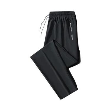 Imagem de Calças De Corrida Masculinas De Secagem Rápida Com Zíper Para Verão, A