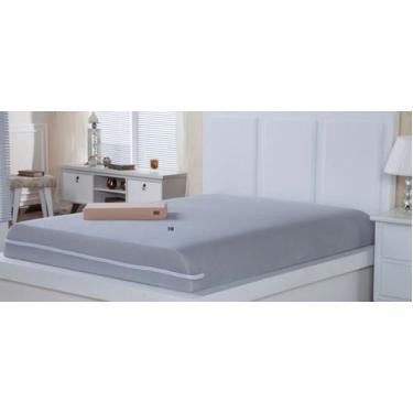 Imagem de Capa para Colchão Solteiro Resist 30cm altura Venesa, Cinza