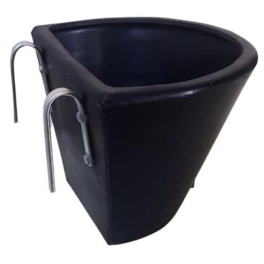 Imagem de Balde Pendular 10 Litros com Suporte Abecel Cocho Alimentador em Polie