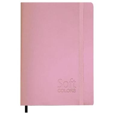 Imagem de Agenda Soft Colors 2026 Anual Costurada 168 Folhas, Salmão