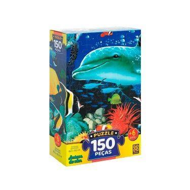 Imagem de Puzzle Amigos do Mar 150 Peças - GROW