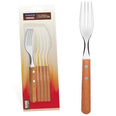 Imagem de Conjunto Garfos Tramontina 22302600 Dynamic Inox 6 Peças Natural