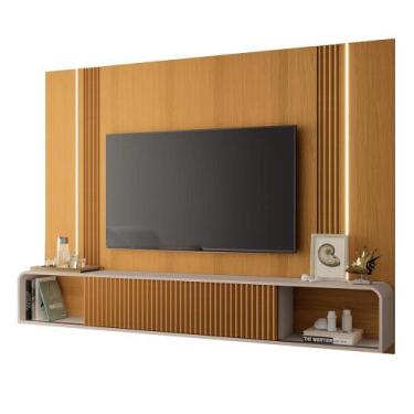 Imagem de Painel Home Suspenso Empire TV até 85" Polegadas - HB Móveis, Cinamomo
