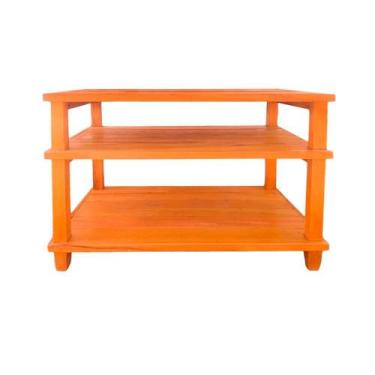 Imagem de Sapateira 3 Prateleiras Madeira de Demolição Natural - Móveis Brasil