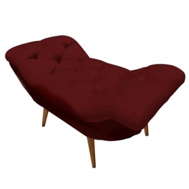Imagem de Recamier Sofá Calçadeira 1 M Realeza (Suede Marsala)