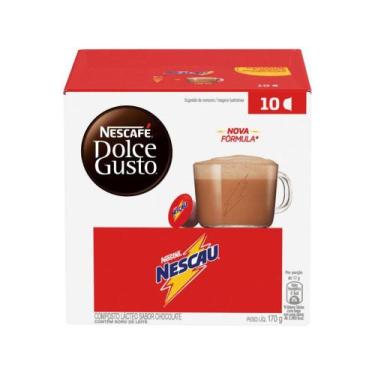 Imagem de Cápsula Nescafé Dolce Gusto Nescau 10 Unidades, 10 Cápsulas, Nescau
