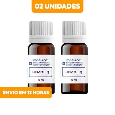 Imagem de Hemoliq 10 Ml Estanca Sangramentos para Manicures - Maquira, 2 Unidade