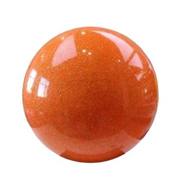 Imagem de simhoa Bola de Ginástica Rítmica Portátil e Versátil para Prática de Dança, Pequena, de 15 cm (5,91 polegadas), Ideal para Casa e Academia, Laranja