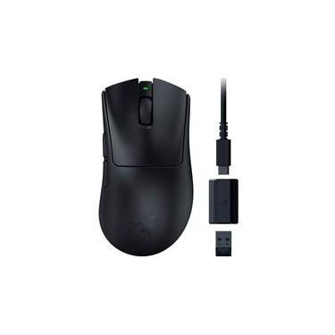 Imagem de Mouse Gamer Sem Fio Razer DeathAdder V3 HyperSpeed, 30000 DPI, Preto - RZ01-05140100-R3U1