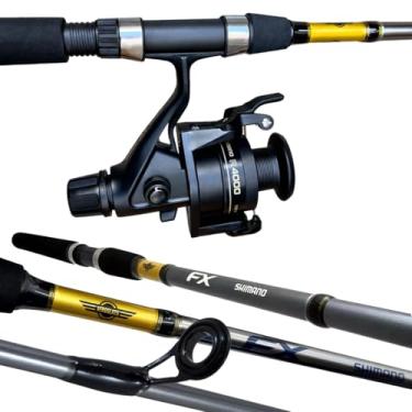Imagem de KIT DE PESCA PESCARIA CONJUNTO PROFISSIONAL SHIMANO COMPLETO VARA FX 1.98M 8-17LB E MOLINETE SHIMANO IX 4000R DRAG: 6.8KG - EQUIPAMENTO
