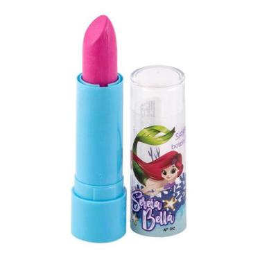 Imagem de Batom Cremoso Teen 2g Coleção Sereia Bella Nº 7 Safira - SAFIRA COSMÈT