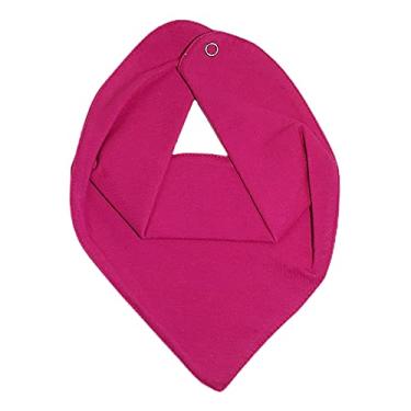 Imagem de Baby Deluxe Babador Bandana 2 Botões Em Malha Penteada Liso Pink Pink Único