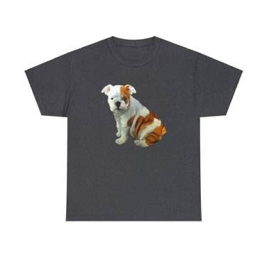 Imagem de Camiseta unissex de algodão pesado Bulldog 'Bugsy', Vermelho cardeal, 4G