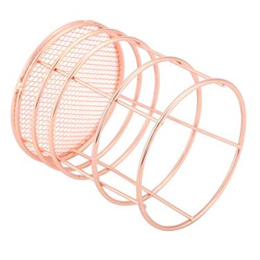 Imagem de Cesta de Armazenamento de Ferro Em Ouro Rosa, Suporte de Armazenamento, Decoração de Mesa, é Uma Solução Prática para Mesa Desordenada, Hel Keep, Cesta de Armazenamento, Cesta de