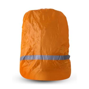 Imagem de SPYMINNPOO Capa de Mochila, Capa de Chuva Universal Com Tiras de Fivela Elástica de Tira Refletiva para Caminhada de Ciclismo de Camping (M)