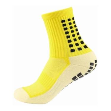 Imagem de Meias antiderrapantes de futebol, tênis, mídia esportiva, várias cores