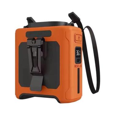 Imagem de Ventilador Portátil Mini De Cintura 20000mAh Com Power Bank E Lanterna